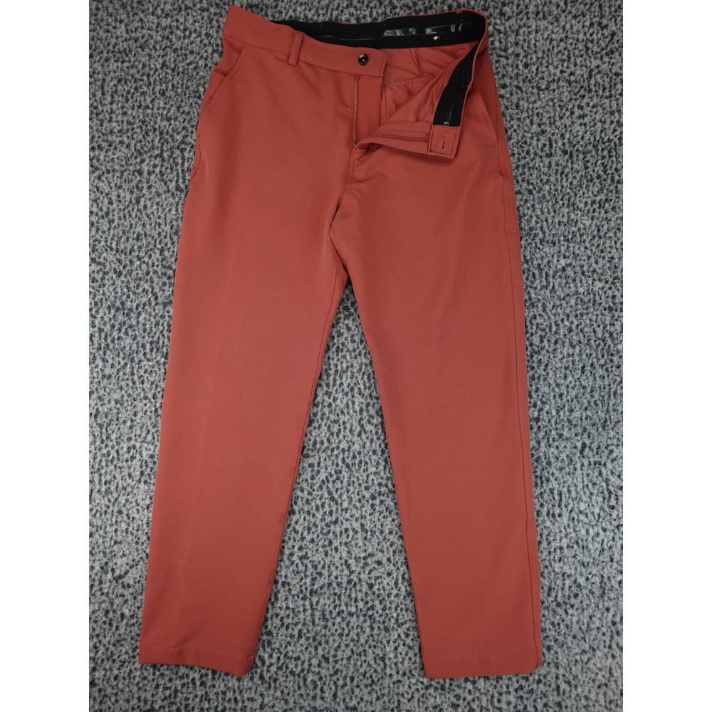 Nike Dri-FIT UV Chino Golf Pants Mens 34x32 Canyon Rust DA2914-691 Slim Tapered